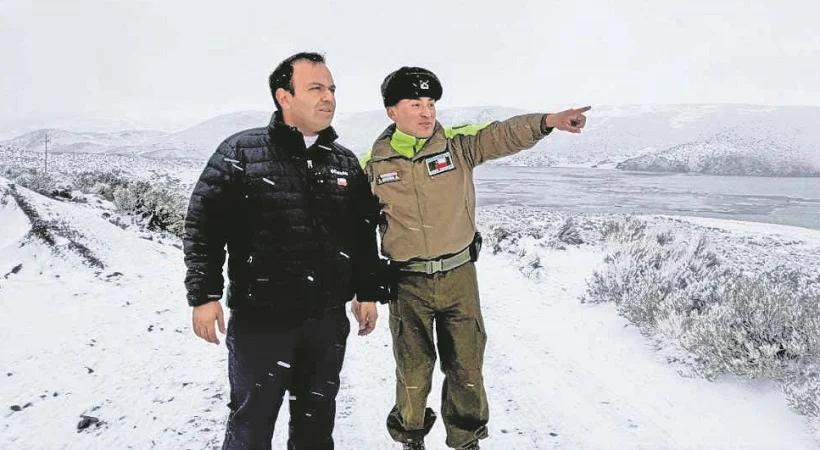 Fuerte nevazón obligó cierre del complejo fronterizo Chungará